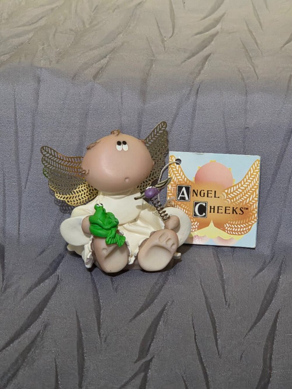 Vintage Russ Kirks Critters Angel Cheeks Figure
